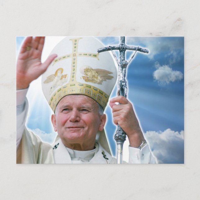 Saint Pope John Paul II Prayer Prayer Card (Front)