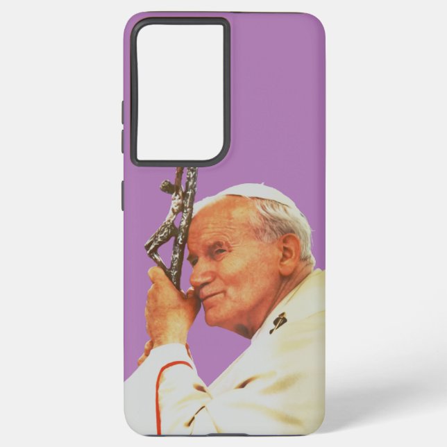 Saint Pope John Paul II Samsung Galaxy Case (Back)
