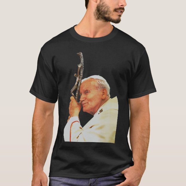 Saint Pope John Paul II T-Shirt (Front)