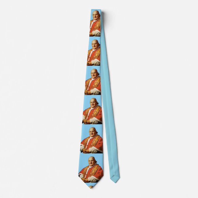 Saint Pope John XXIII head of the Catholic Church Neck Tie (Front)
