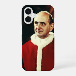 Saint Pope Paul VI head of the Catholic Church iPhone 16 Case