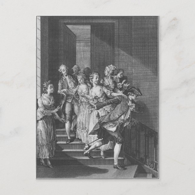 Saint-Preux escaping, volume I Postcard (Front)