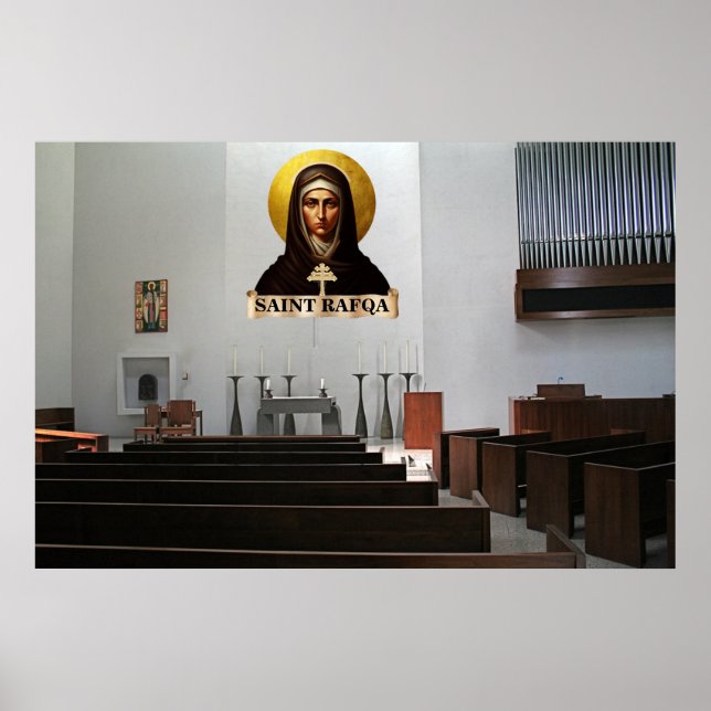 Saint Rafqa Chapel Icon  Poster (Front)