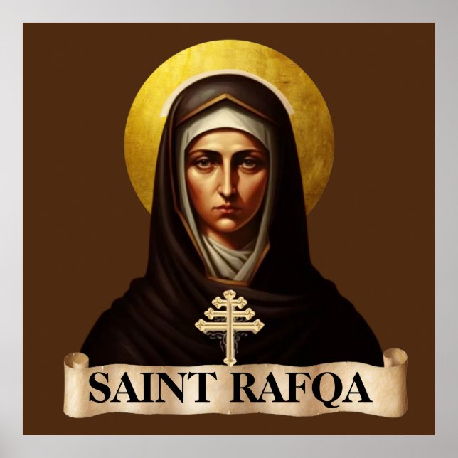 Saint Rafqa, Maronite Nun, 40" x 40" Poster (Front)