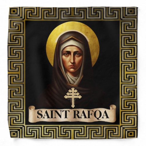 Saint Rafqa Maronite Nun  Gift Bandana