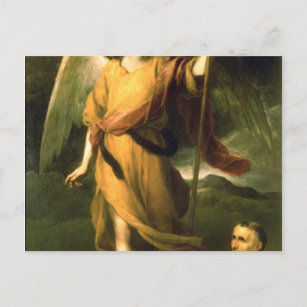 Saint Raphael By Bartolome Esteban Murillo Postcard