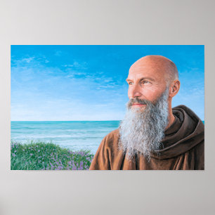 Saint Raymond of Peñafort: Faith upon the Waves Poster