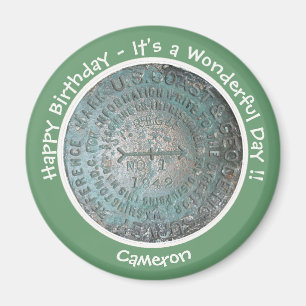 Saint Regis Mountain USGS Benchmark Party Items Magnet