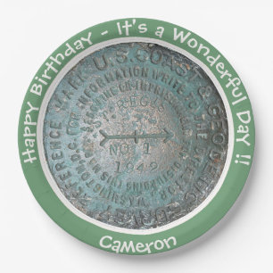 Saint Regis Mountain USGS Benchmark Party Items Paper Plates