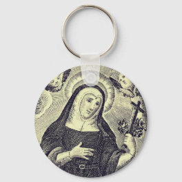 Saint Rita of Cascia Keychain