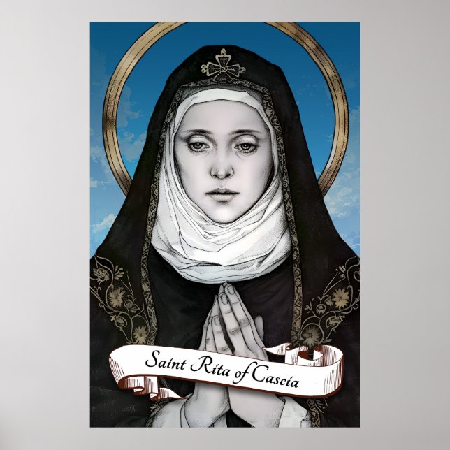Saint Rita of Cascia Poster (Front)