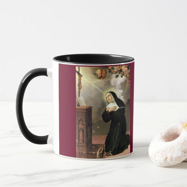 Saint Rita Portrait Cup (With Donut)