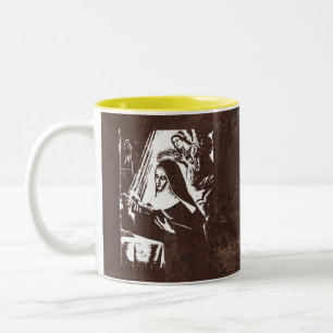 Saint Rita Two-Tone Coffee Mug