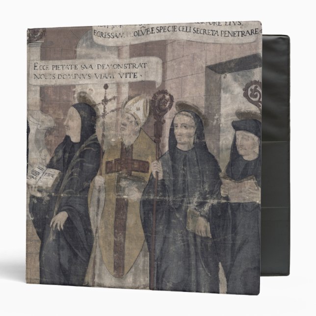 Saint Robert and various Benedictine 3 Ring Binder (Front/Inside)