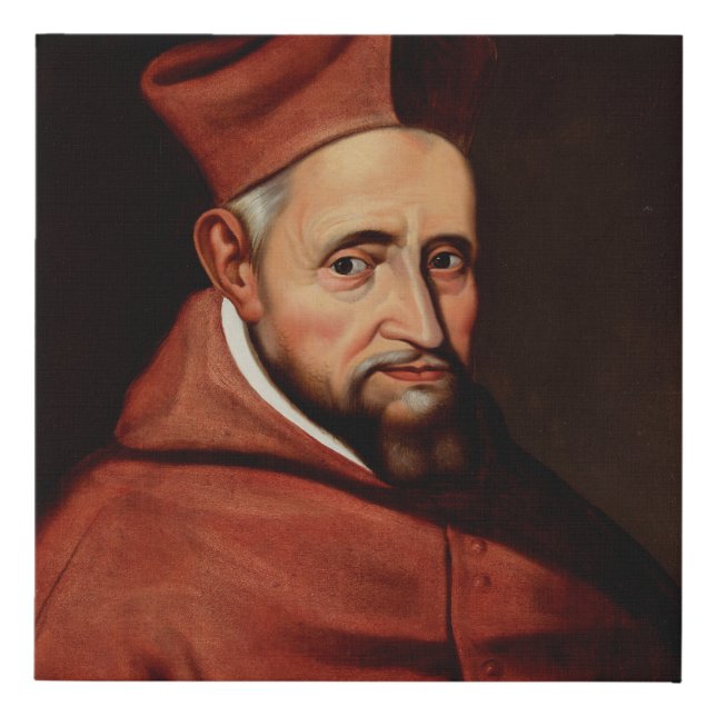 Saint Robert Bellarmin Faux Canvas Print (Front)