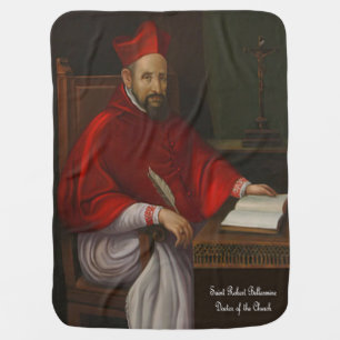 Saint Robert Bellarmine Baby Blanket