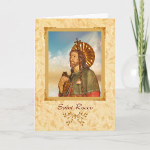 Saint Rocco - Happy Feast Day Greeting Card
