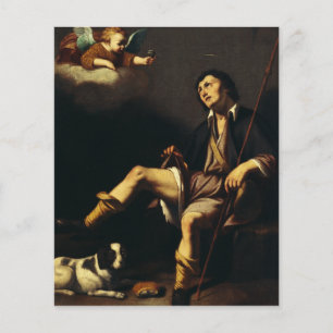 Saint Roch and the Angel Baroque Art Masterpiece