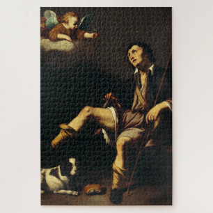 Saint Roch and the Angel Baroque Art Masterpiece Jigsaw Puzzle