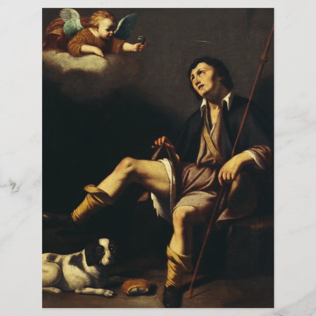 Saint Roch and the Angel by Guy François Flyer (Front)