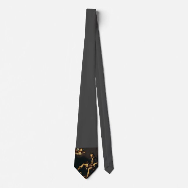 Saint Roch and the Angel by Guy François Neck Tie (Front)
