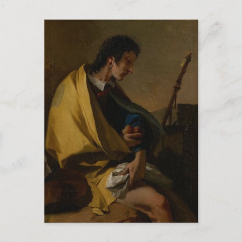 Saint Roch by Giovanni Batista Tiepolo Postcard