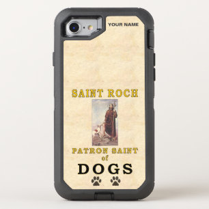 SAINT ROCH (Patron Saint of Dogs) OtterBox Defender iPhone SE/8/7 Case