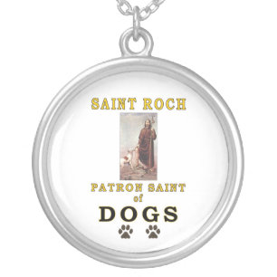 SAINT ROCH SILVER PLATED NECKLACE