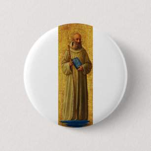 Saint Romuald the founder of the Camaldolese Button