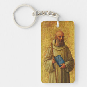 Saint Romuald the founder of the Camaldolese Keychain
