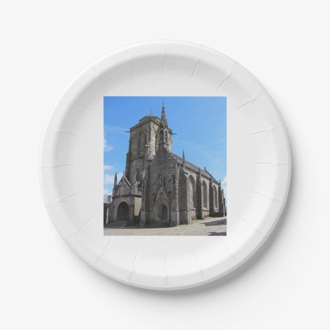 Saint Ronan church Paper Plates (Front)