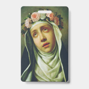 Saint Rose of Lima by Francesco de Mura Badge