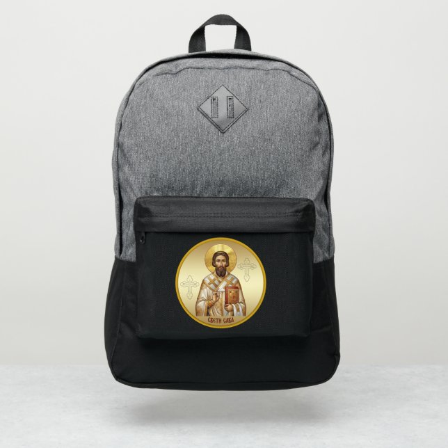 Saint Sava Orthodox icon Port Authority® Backpack (Front)