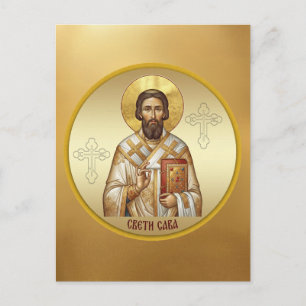 Saint Sava Orthodox icon T-Shirt Postcard