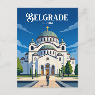 Saint Sava Temple Serbia Postcard