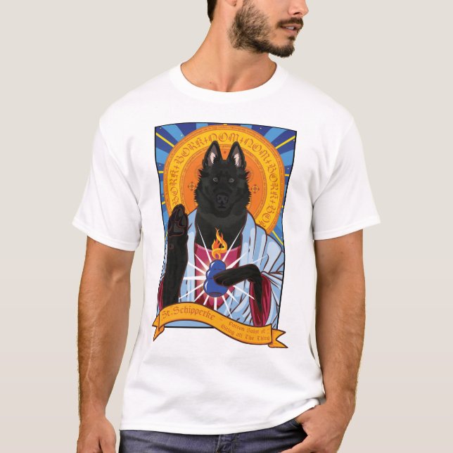Saint Schipperke T-Shirt (Front)