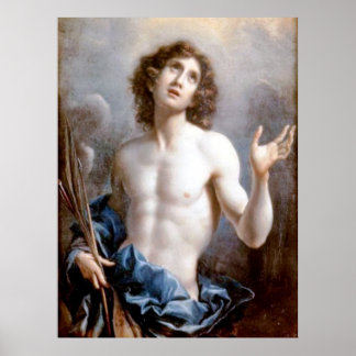 Saint Sebastian 1640 Carlo Dolci Fine Art Poster