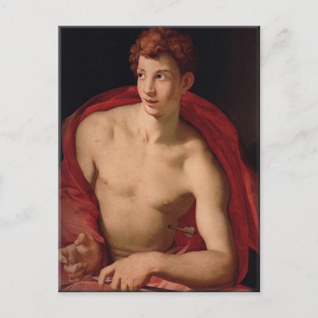 Saint Sebastian-Agnolo Bronzino Postcard (Front)