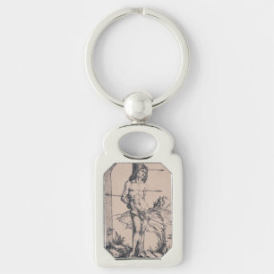 Saint Sebastian Bound to the Column Keychain