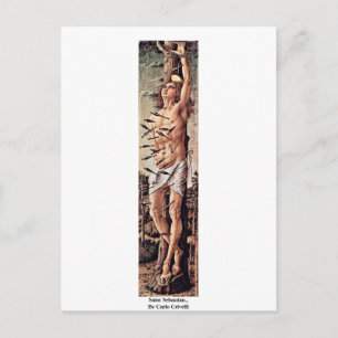 Saint Sebastian., By Carlo Crivelli Postcard
