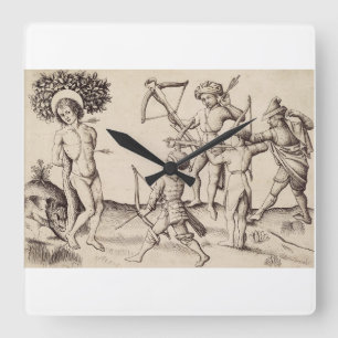 Saint Sebastian Captain of the Praetorian Square Wall Clock