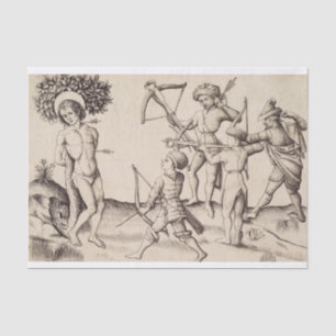 Saint Sebastian Captain of the Praetorian Tissue Paper