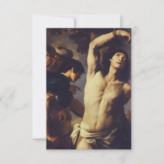 Saint Sebastian Defender of Life Holy Card