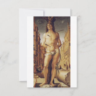 Saint Sebastian Healing and Grace Holy Card