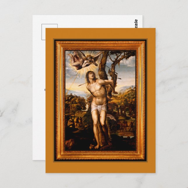 SAINT SEBASTIAN  POSTCARD (Front/Back)
