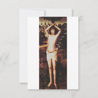 Saint Sebastian Premium Holy Card