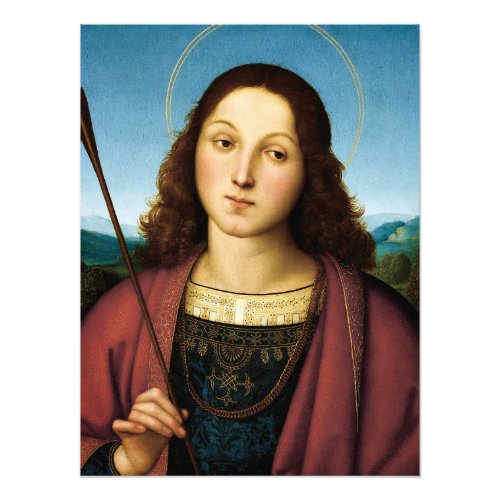 Saint Sebastian San Sebastiano by Raphael Photo Print