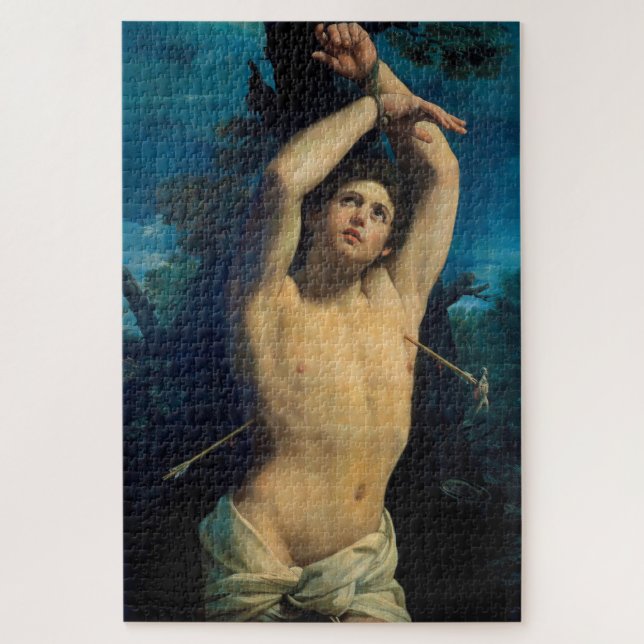 Saint Sebastian (St. Sebastian), Guido Reni Jigsaw Puzzle (Vertical)
