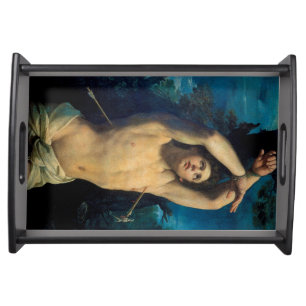 Saint Sebastian (St. Sebastian), Guido Reni Serving Tray