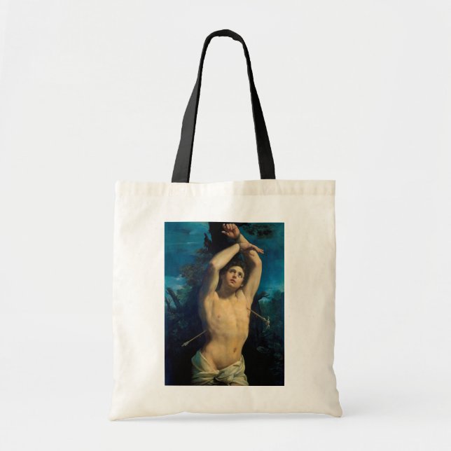 Saint Sebastian (St. Sebastian), Guido Reni Tote Bag (Front)